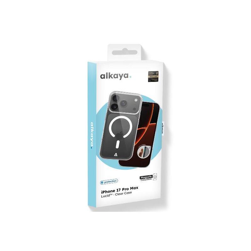 Alkaya Lucid Handy Schutzhülle Kompatibel Magsafe Iphone 17pro Max,Transparent