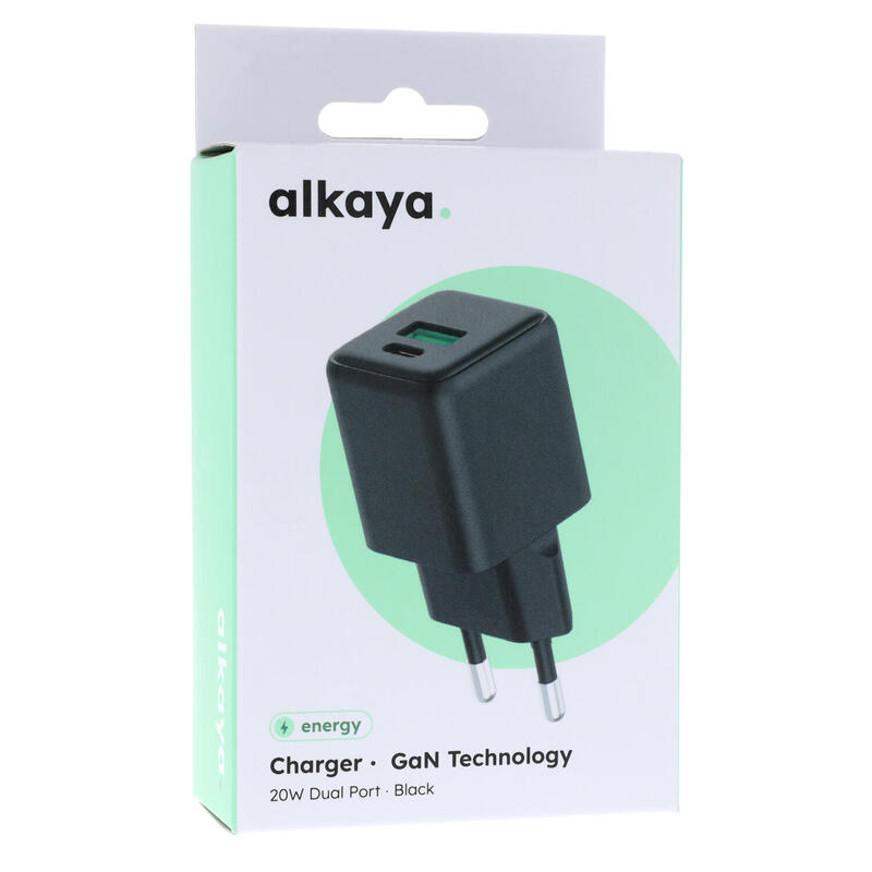 Alkaya Nexus-Laderät Con Gan-Technologie 20w Negro