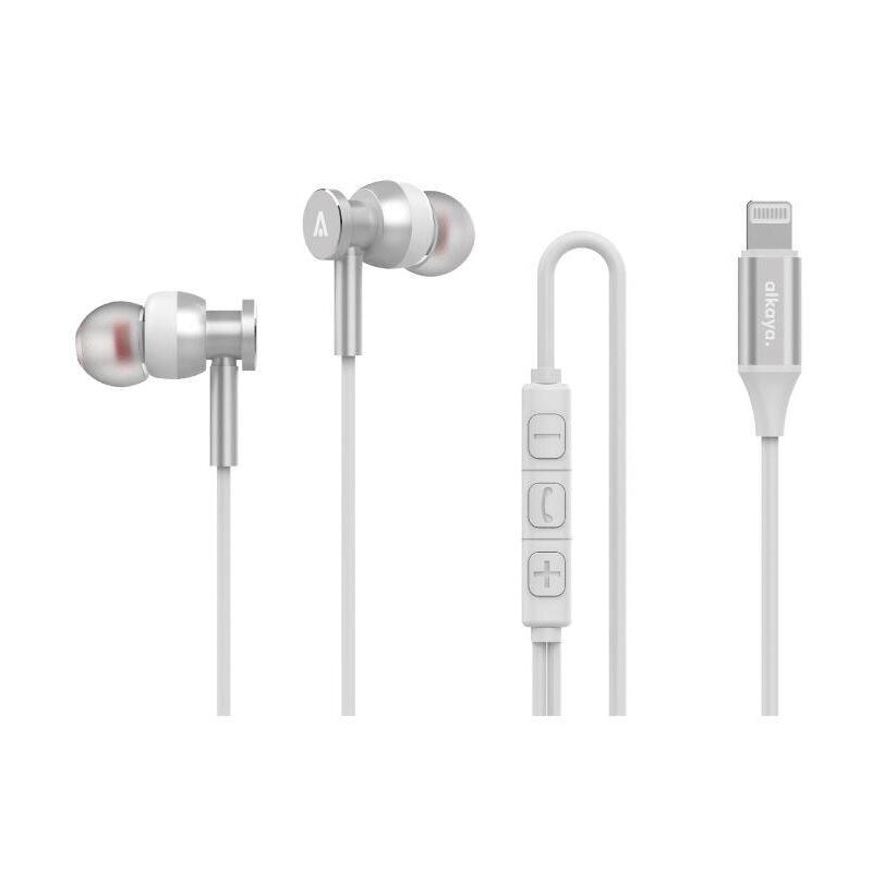 Alkaya Quantum Direct Sound Lightning Cable Auriculares Blanco