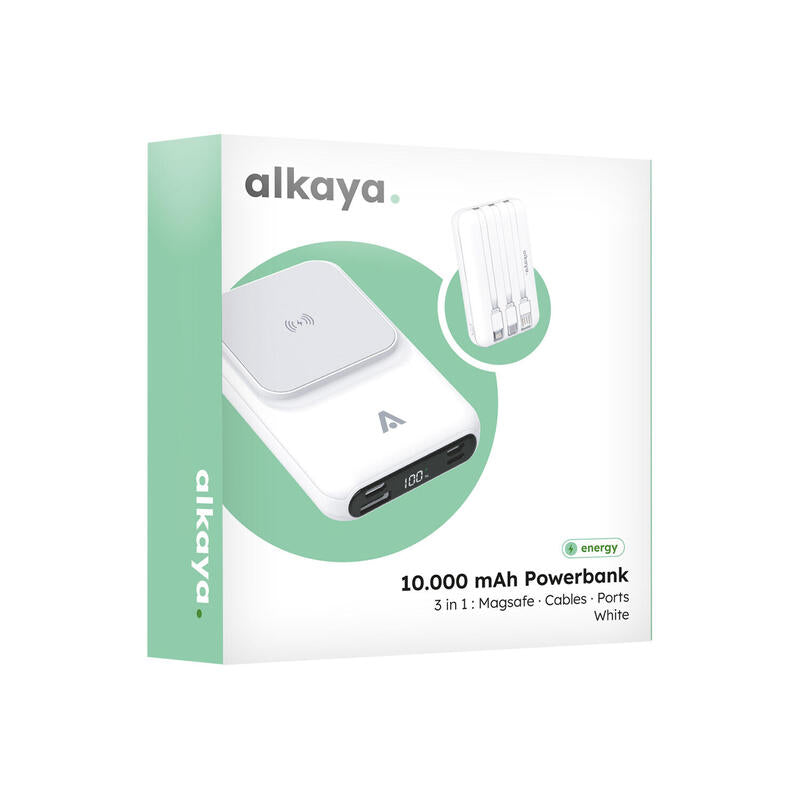 Alkaya Thor Magsafe 10.000 Mah Powerbank Negro
