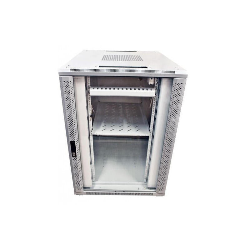 Allnet 19\"Schrank, 22he, B800/T 800mm, Glamür, Lichtgris, Snb-Serie,