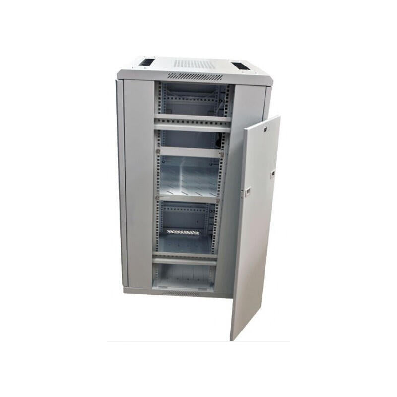 Allnet 19\"Schrank, 22he, B800/T 800mm, Glamür, Lichtgris, Snb-Serie,