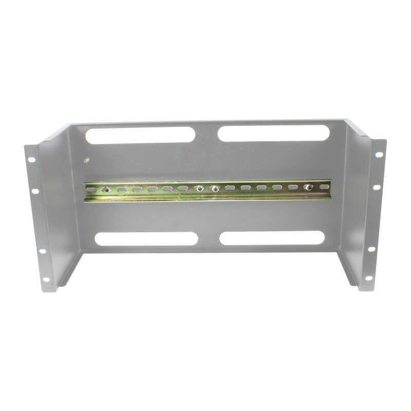 Allnet 19\"Zbh. Gerätehalter Para Hutschiene/Din-Rail Geräte, T150mm/5he, Lichtgris, Frontmontage,