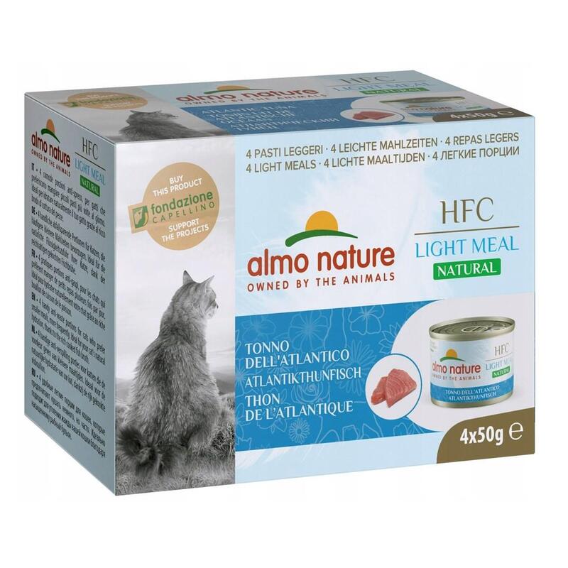 Almo Nature Hfc Light Meal Atún Del Atlántico Para Gato 4x50gr