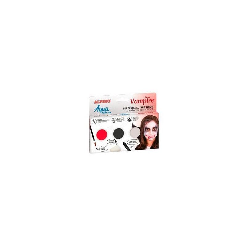 Alpino Maquillaje Al Agua Set De Caracterización Vampiro