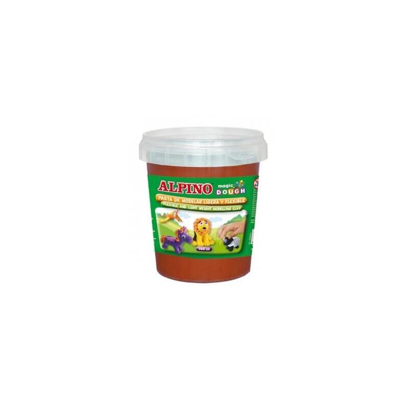 Alpino Pasta De Moldear Magic Dough Bote 160gr Marrón