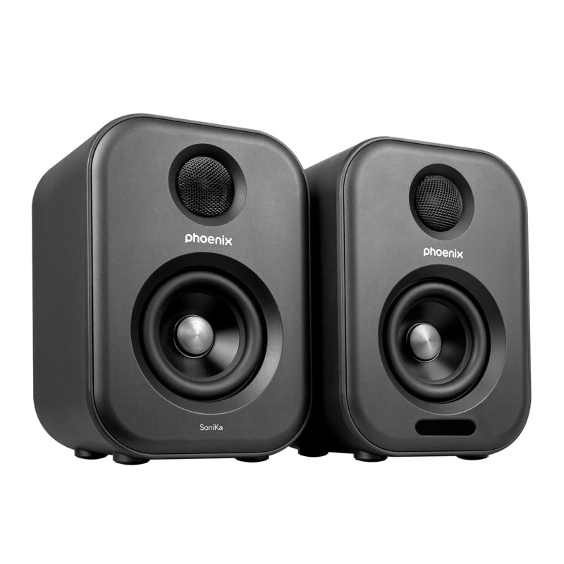 Altavoces De Estudio Phoenix Sonika 50w Con Bluetooth Jack Usb Para Ordenador