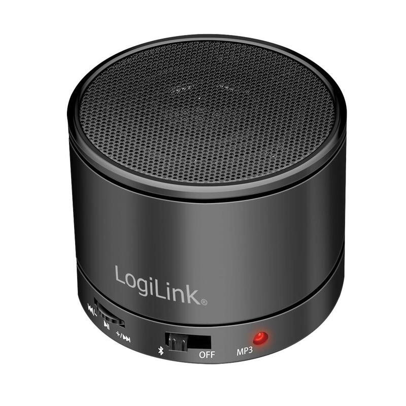 Altavoz Bluetooth 5.3 Con Reproductor Mp3 Y Radio Fm, Color Negro Logilink