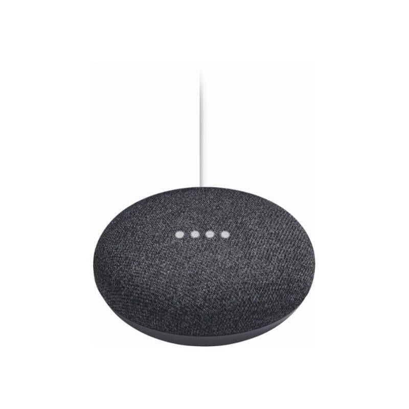 Altavoz Inteligente Google Home Mini Carbon Microfono Integrado Wifi Bgn/Ac Bt 5v/1.8a Compatible Android/Ios