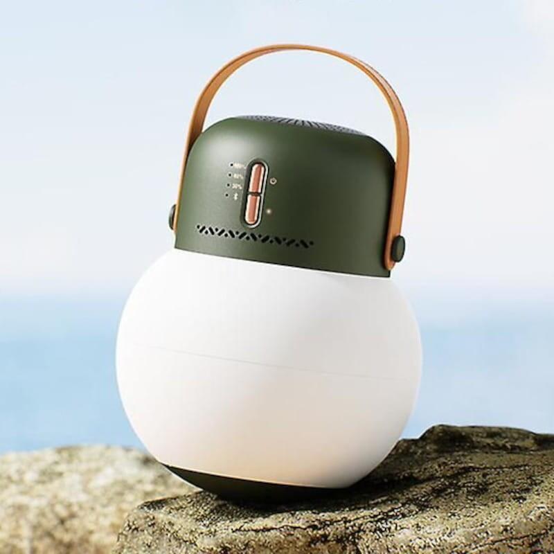 Altavoz Para Camping Tumbler Portable Audio Listen Camp Lite Sothing Verde