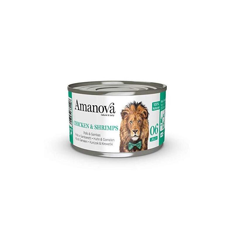 Amanova Cat Chicken&Shrimps W Galaretce Caja 70g