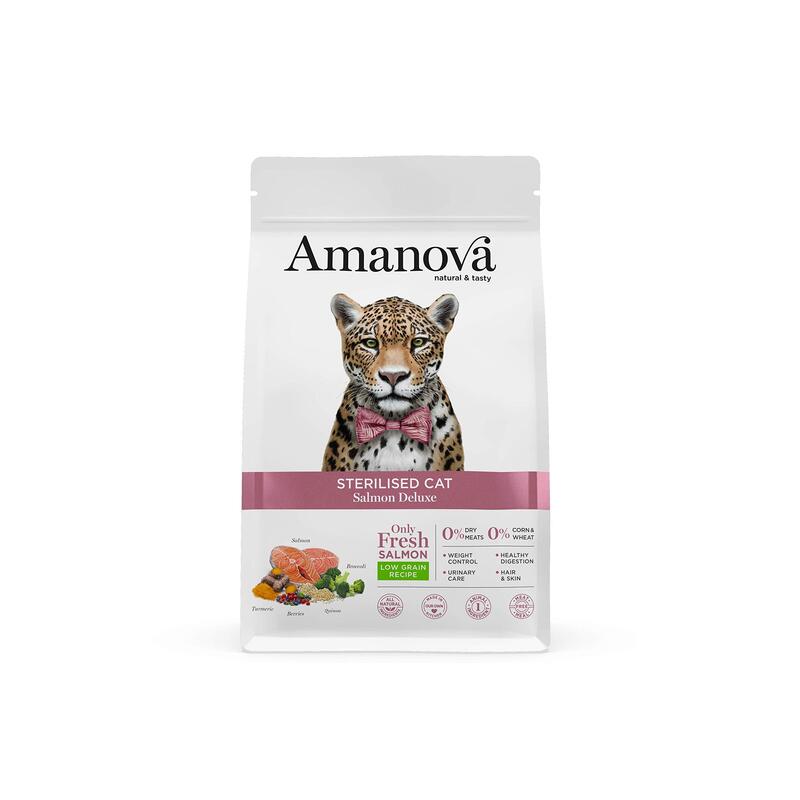Amanova Cat Sterilised Salmon Deluxe 6kg