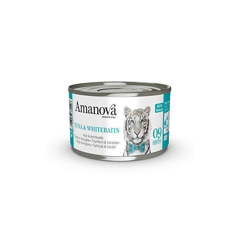 Amanova Cat Tuna & Whitebaits W Bulionie Caja 70g