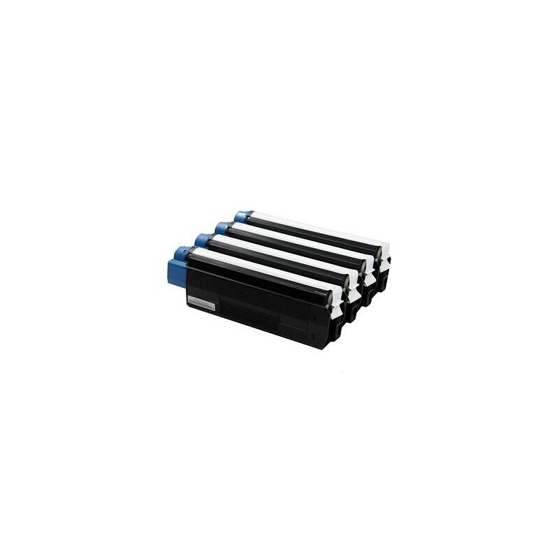 Amarillo Compatible Para Oki Es6410-6k 44315317