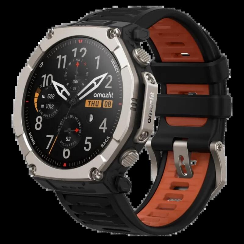 Amazfit T-Rex Ultra 2 Magma Negro Pantalla Amoled 1,5" Wifi Gps - Reloj Inteligente - Desprecintado