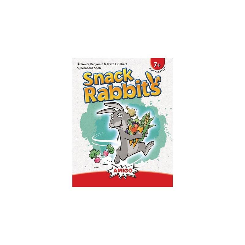 Conejos De Bocadillos De Amigo, Juego De Dados 02405