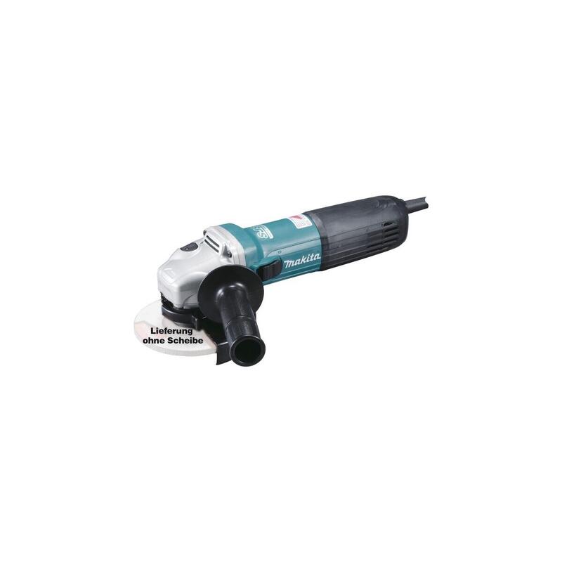 Amoladora Makita Ga5040cz1 Angular 11000 Rpm 1100 W 12,5 Cm 2,4 Kg 11000 Rpm, Negro, Azul, M14, Corriente Alterna, 1100 W, 12,5 Cm