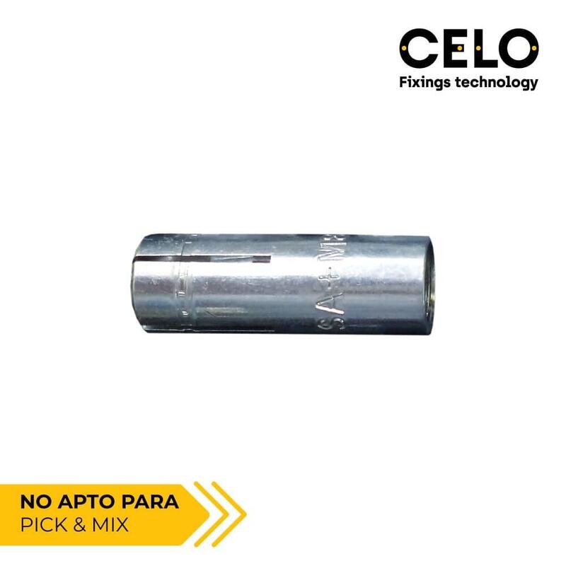 Anclaje Hembra Sap Homologado Ce M6 X 25 Ø8 X 25 Mm, Caja 100 Uds