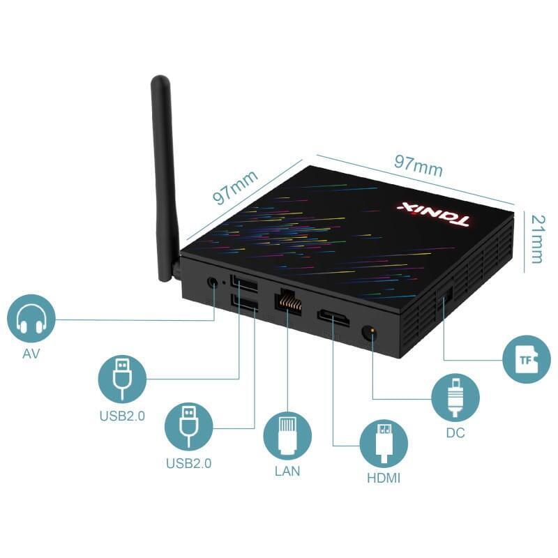 Android Tv Tanix Tx68 H618 4gb/64gb Android 12