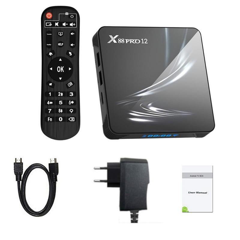 Android Tv X88 Pro 12 Rk3318/4gb/32gb Android 12