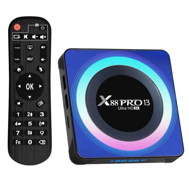Android Tv X88 Pro 13 4gb/32gb Caja Acrílica Android 13