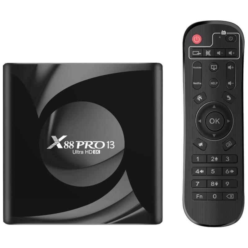 Android Tv X88 Pro 13 4gb/64gb Smart System Android 13 Negro