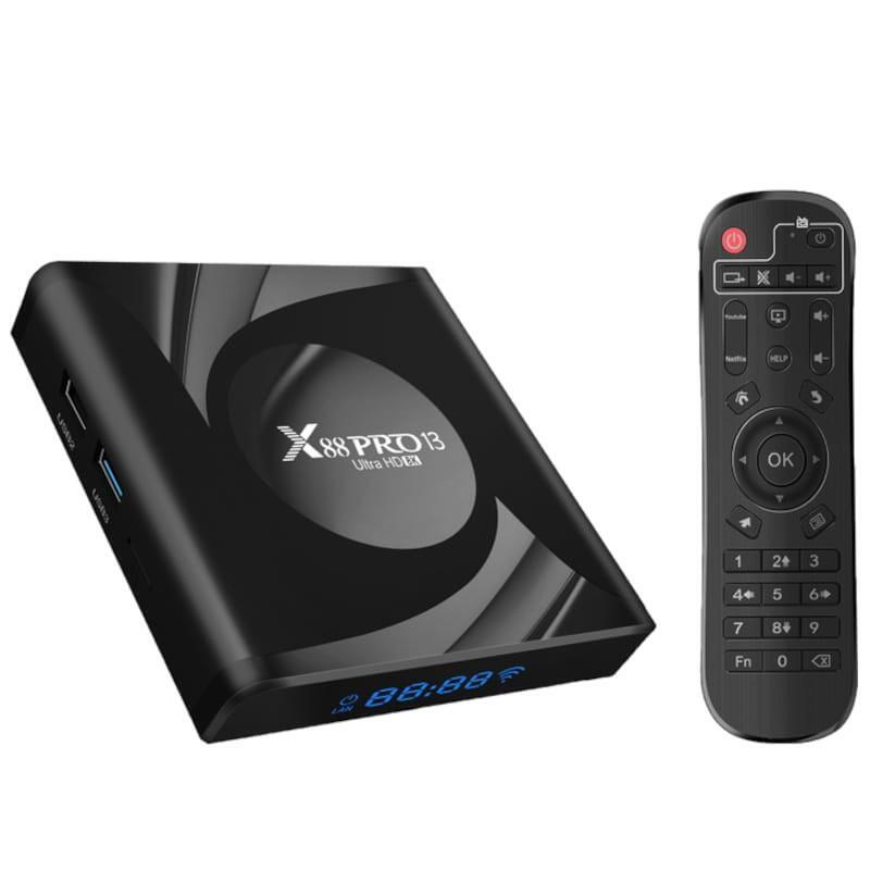 Android Tv X88 Pro 13 4gb/64gb Smart System Android 13 Negro
