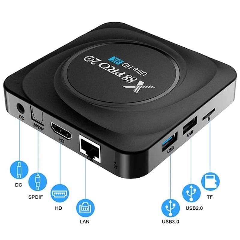 Android Tv X88 Pro 20 8gb/128gb 4k Dual Wifi Bluetooth Android 11