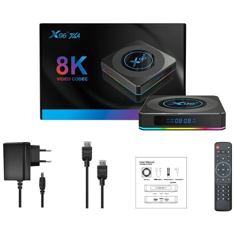 Android Tv X96 X4 S905x4 4gb/64gb Android 11