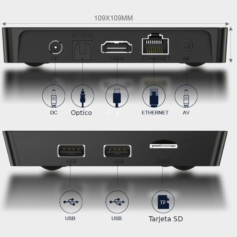 Android Tv X96q Pro H313 1gb/8gb