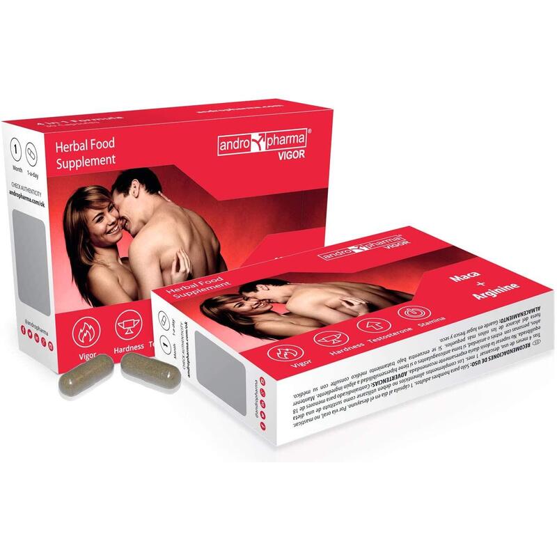 Andropharma Vigor Suplemento Potenciador Líbido 1 Caja