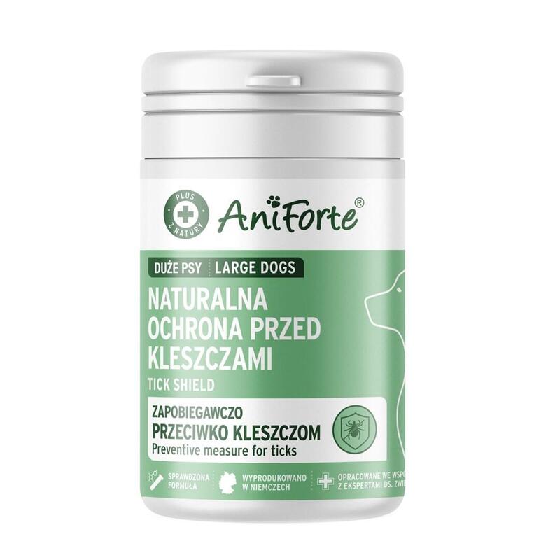 Aniforte Tick Shield Large Breeds - Suplementos Para Perros - 60 Tabletas