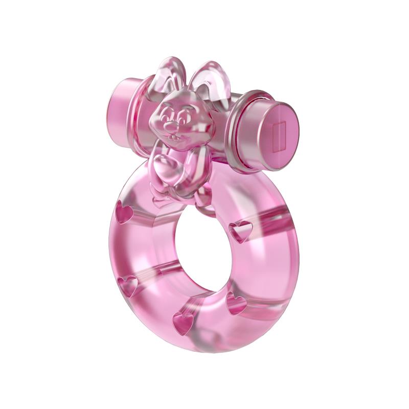 Anillo Con Bala Vibradora Conejito