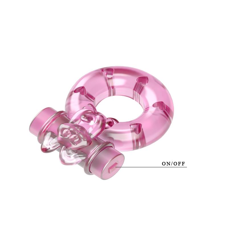 Anillo Con Bala Vibradora Conejito