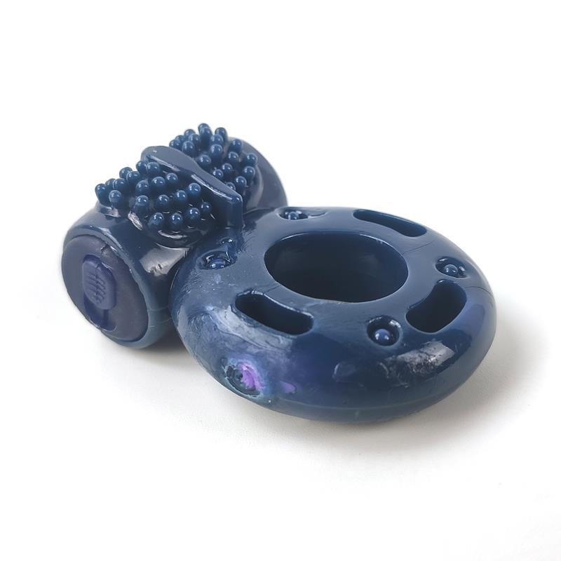 Anillo Para El Pene Con Vibración Azul