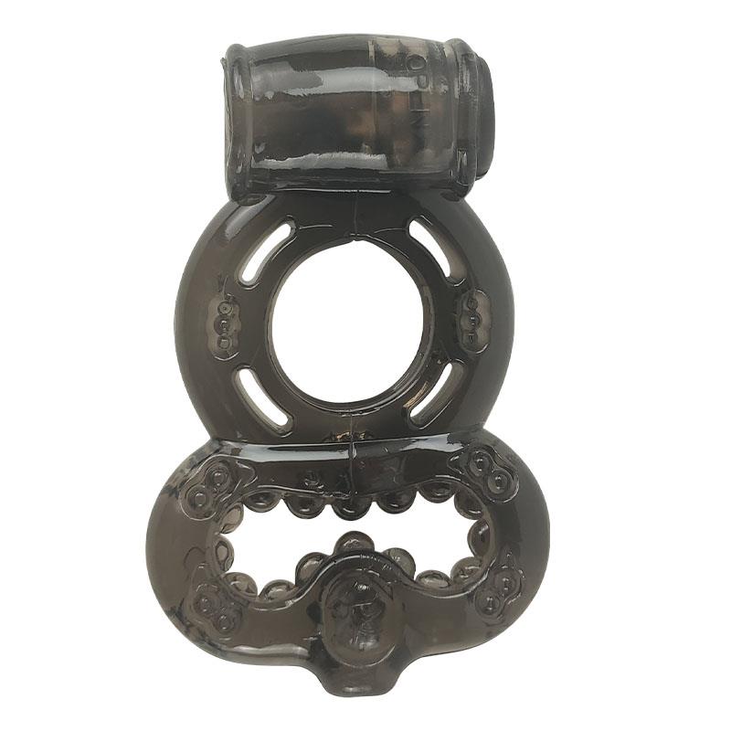Anillo Para El Pene Con Vibración Negro