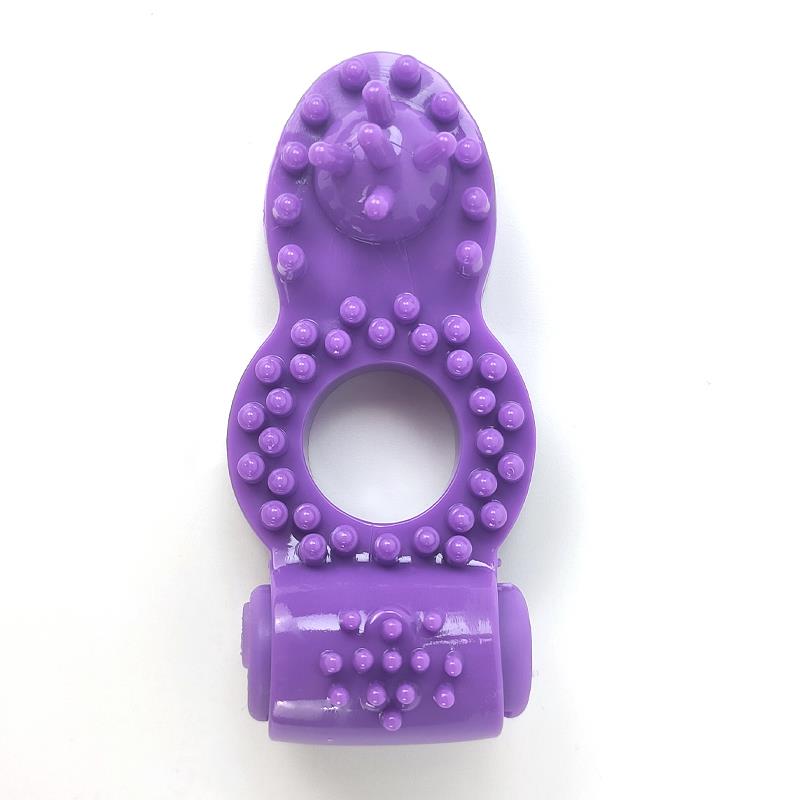 Anillo Para El Pene Con Vibración Púrpura