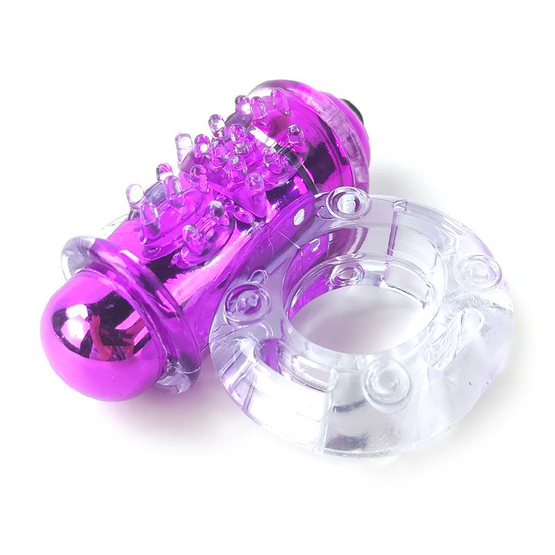 Anillo Para El Pene Con Vibración Rosa