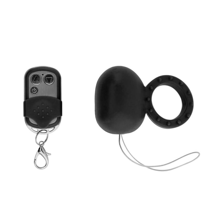 Anillo Vibrador Con Control Remoto Negro