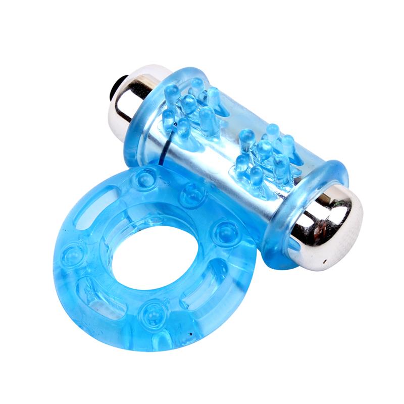Anillo Vibrador Para El Pene Bull Ring Azul