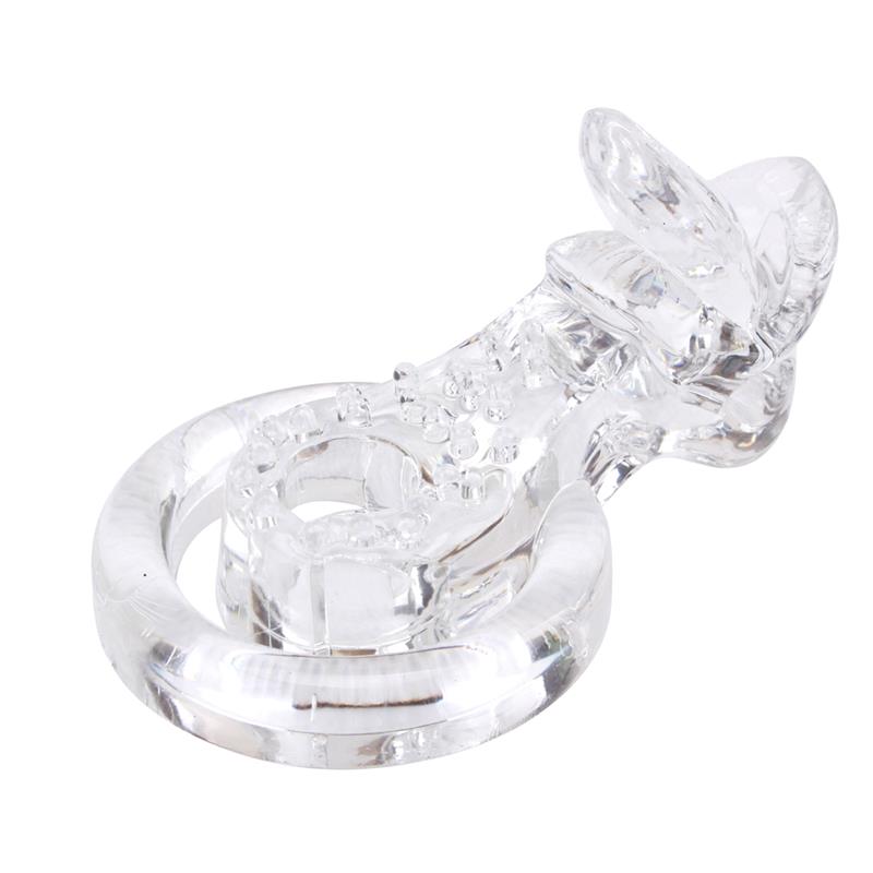 Anillo Vibrador Para El Pene The Tongue Transparente