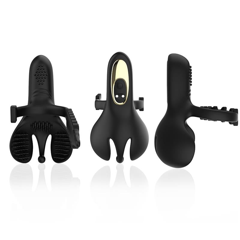 Anillo Vibrador Para Pene Y Testículos Ajustable
