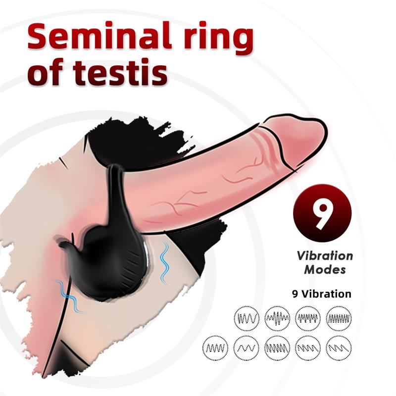Anillo Vibrador Para Pene Y Testículos