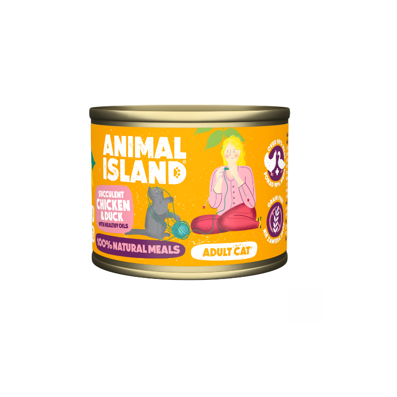 Animal Island Chicken With Duck - Wet Cat Food - 200 G