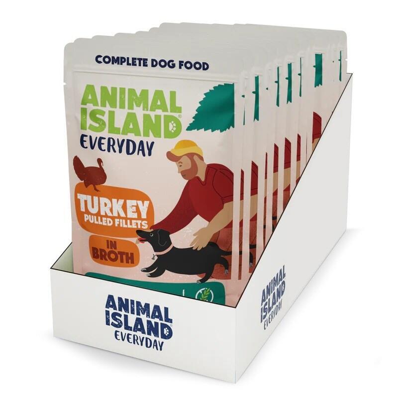 Animal Island Indyk Fileciki W Rosole Para Perro 10x150g