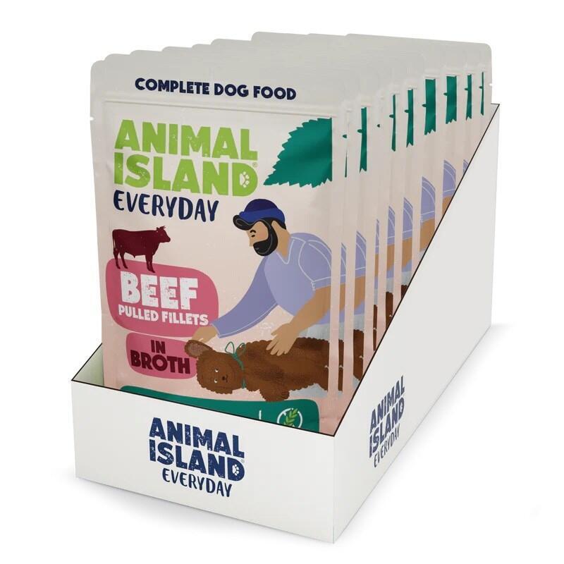 Animal Island Wolowina Fileciki W Rosole Para Perro 10x150g