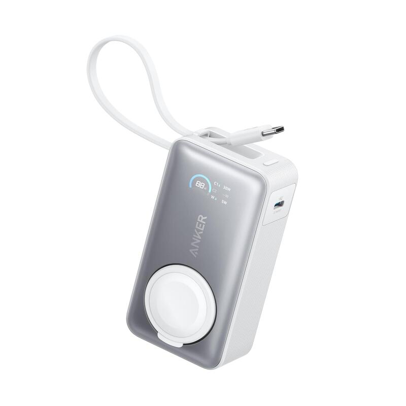 Anker Maggo - Powerbank - 10000 Mah - 35 Watt (24 Pin Usb-C) - Wei