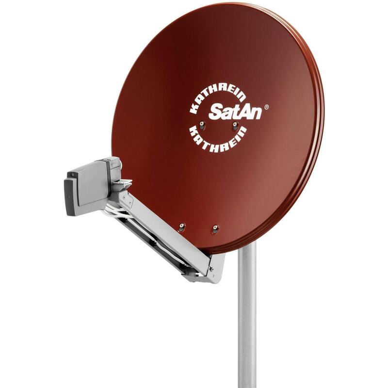 Antena Parabólica Kathrein Cas 80 Sat 75 Cm Aluminio Rojo, Marrón