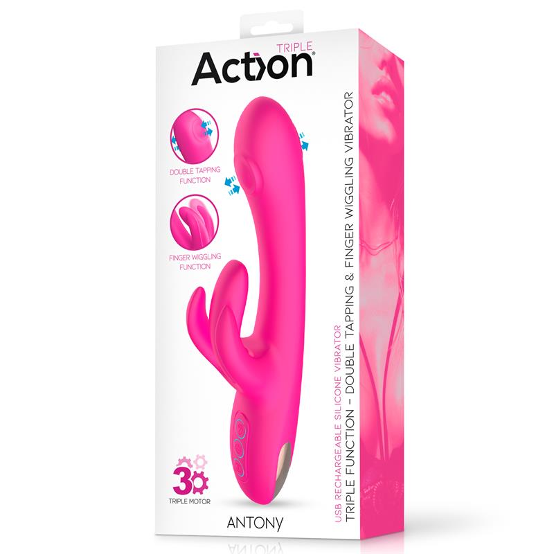 Antony Vibrador Con Double Tapping Y Función Finger