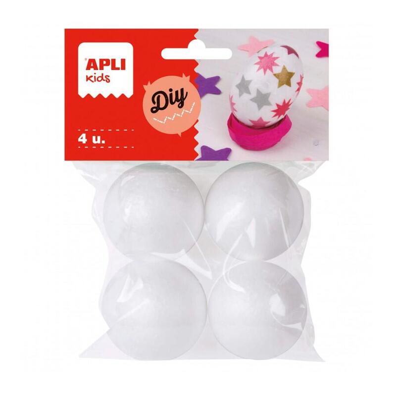 Apli Bola Porexpan 45mm Ø -4u-